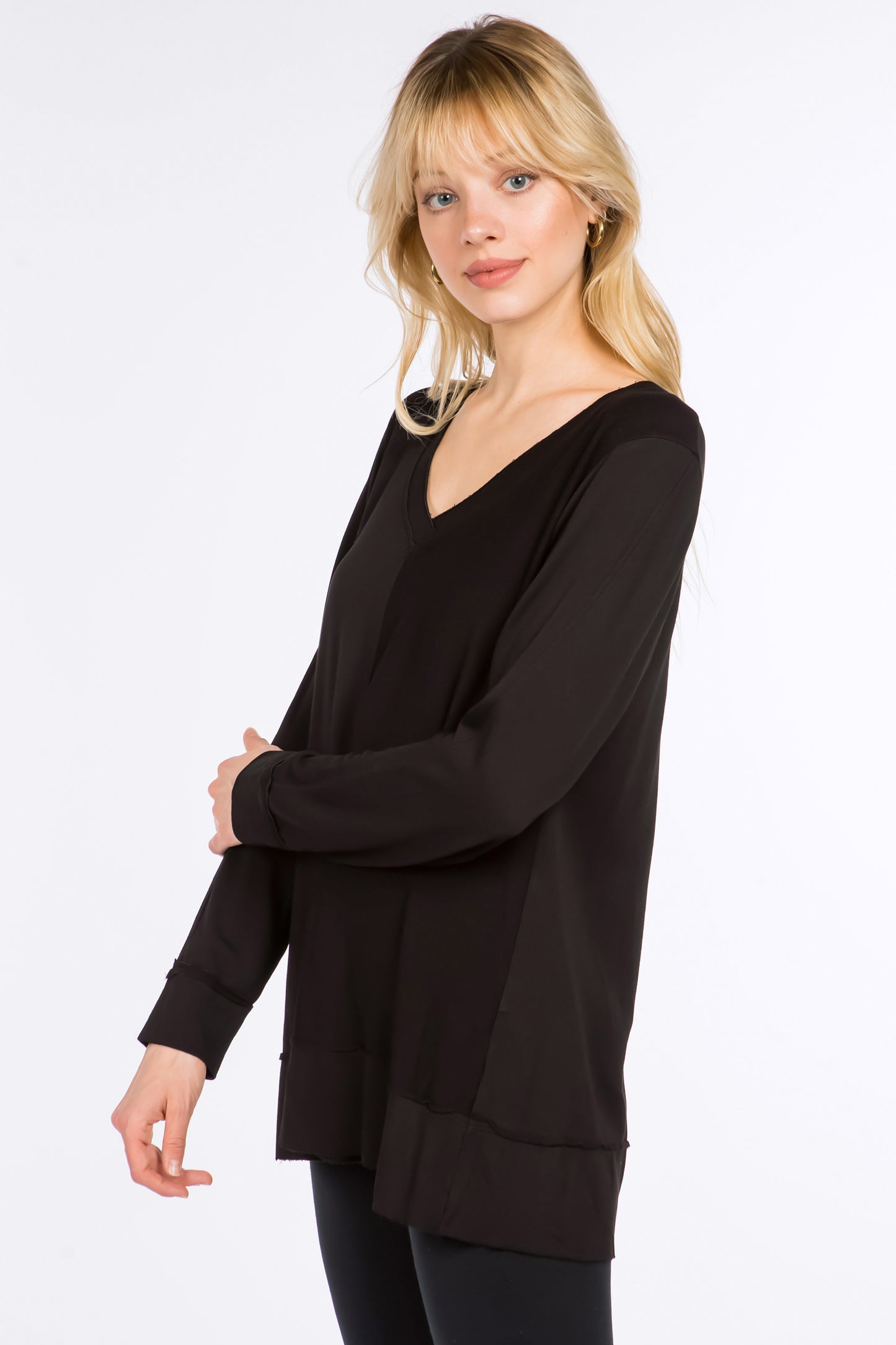 Long Sleeves V-Neck Pullover