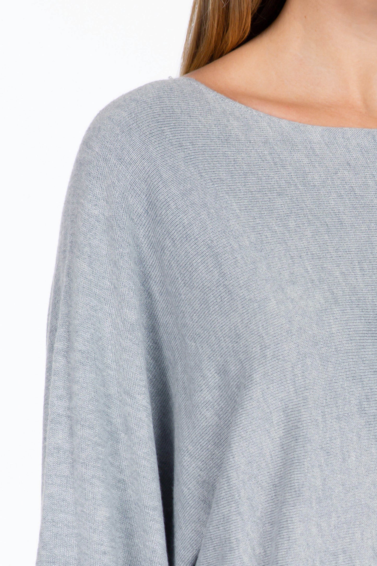 Sustainable Asymmetrical Crop Top Sweater