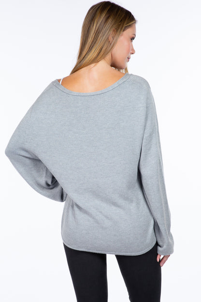 Sustainable Relaxed Fit Classic V-Neck Sweater