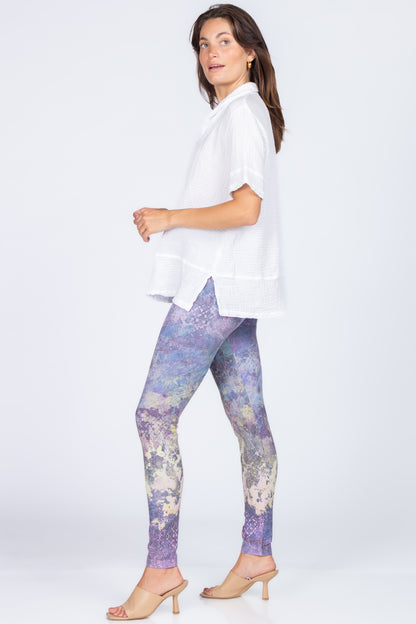 Shawl Collar Tunic with Banded Hem