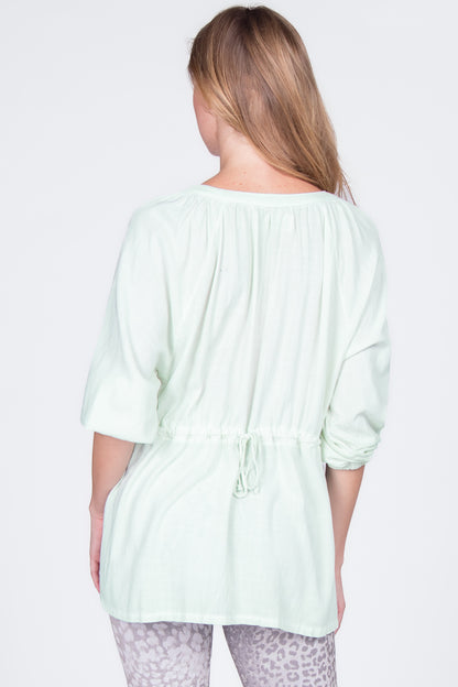 Cinched Back Ruched Blouse