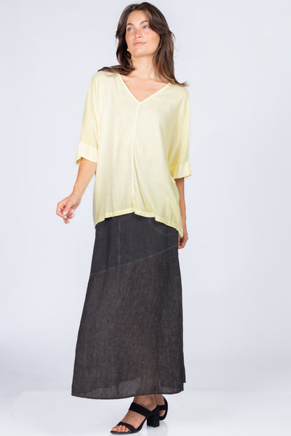 Drop-shoulder Loose-fit Top