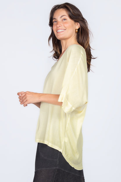 Drop-shoulder Loose-fit Top