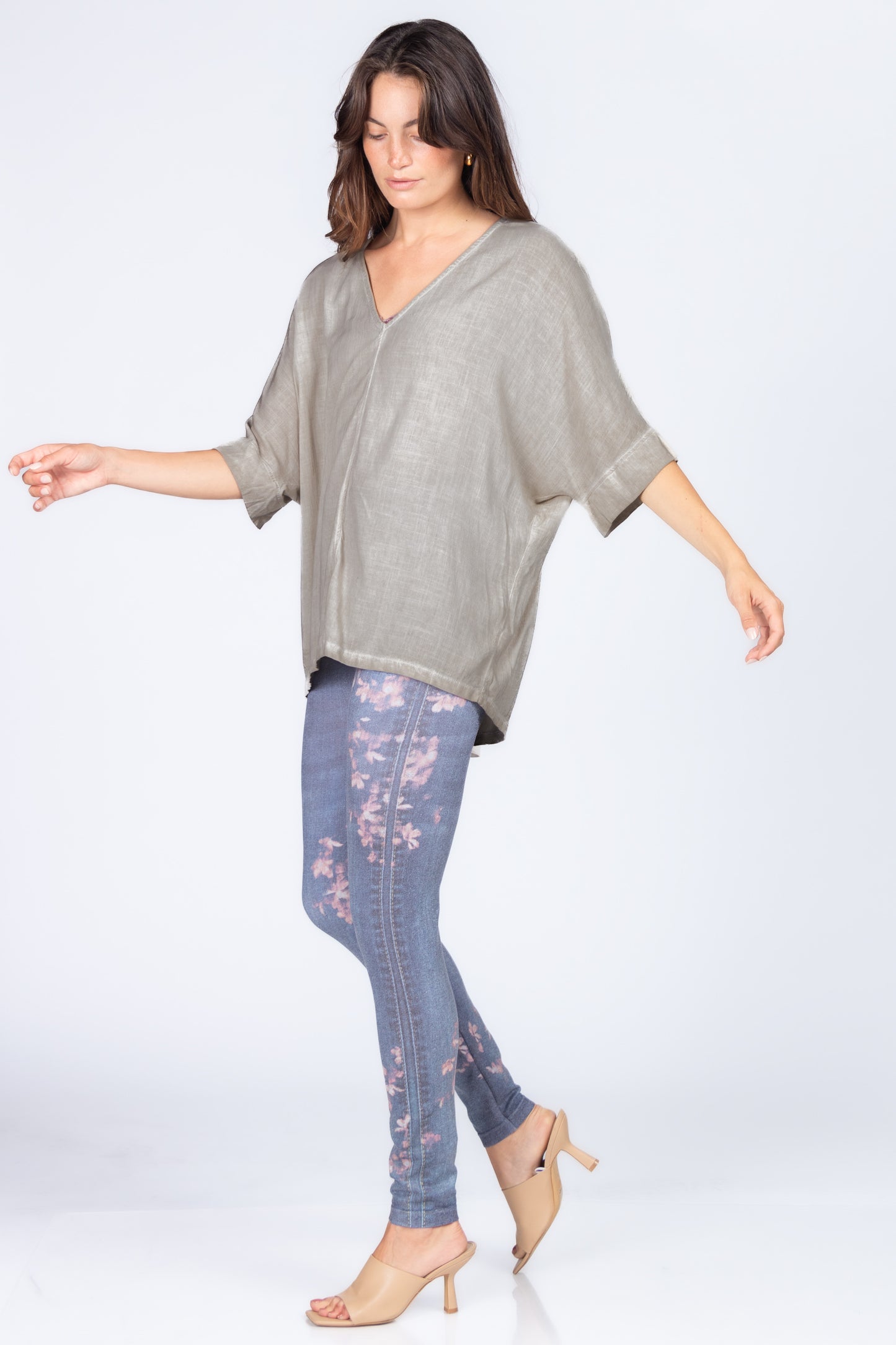 Drop-shoulder Loose-fit Top