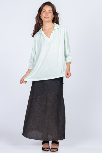 Shirred Shoulder Tunic