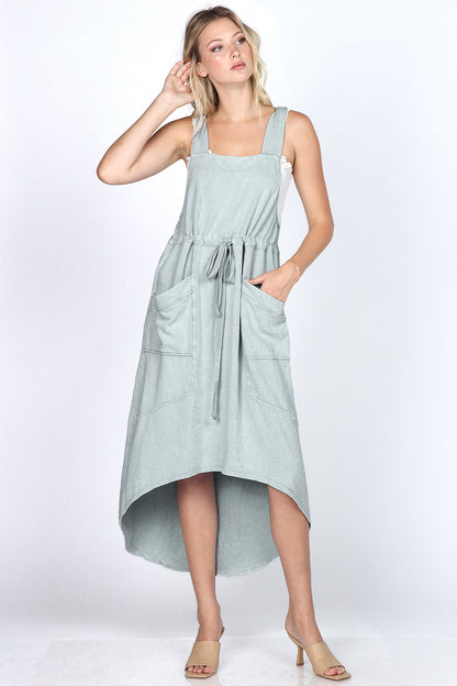 French Terry Apron Dress
