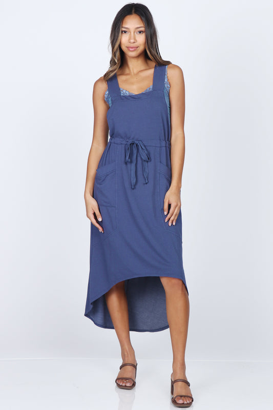French Terry Apron Dress