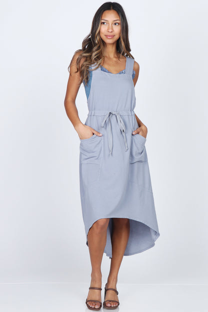 French Terry Apron Dress